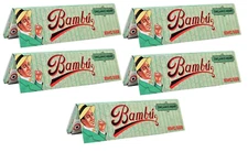 5x Bambu Classic Organic King Size Rolling Papers 100% Authentic 5PKS USA SHPD