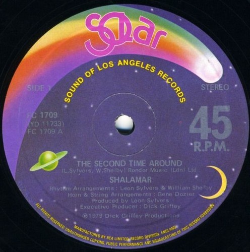 Shalamar - The Second Time Around (12", Single)