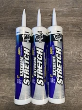 DAP Extreme Stretch 10.1 Oz. Elastomeric Sealant, White18715 600% Stretch 3Pack