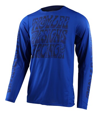 Troy Lee Designs GP Pro Air Motocross Jersey Manic Monday Blue XLarge