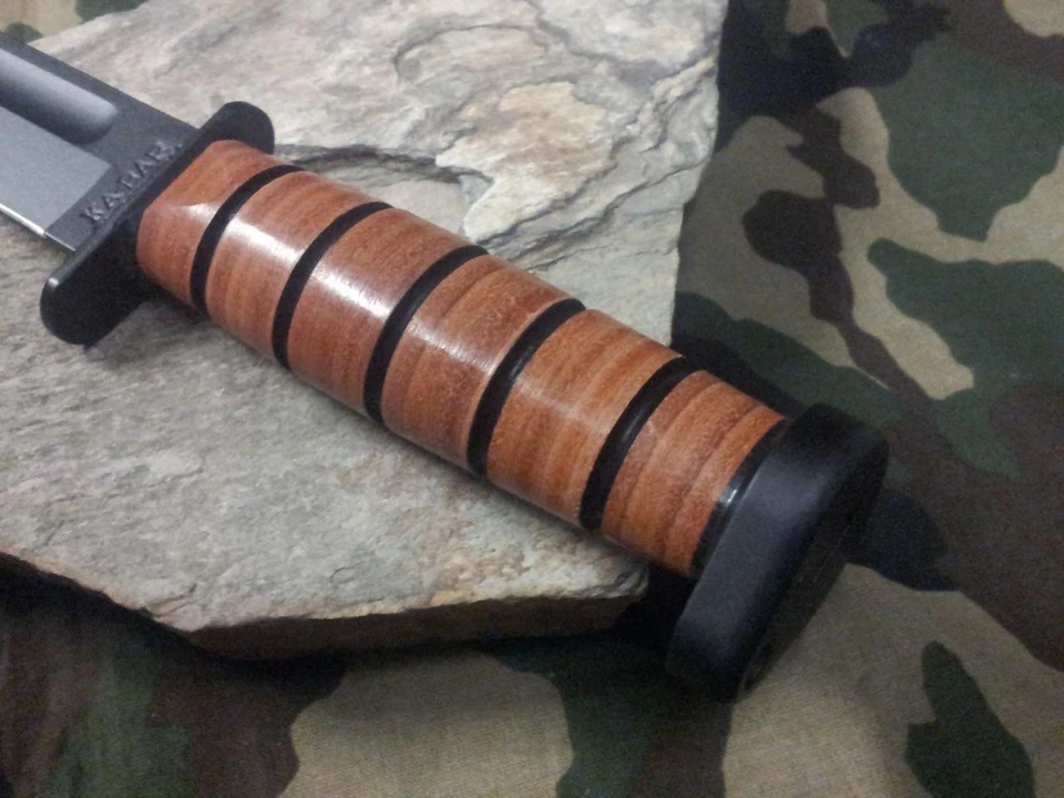 Cuchillo utilitario cabeza perro Ka Bar 12" fijo crovan acero al carbono camping cazador 1317 Foto 4 de 4