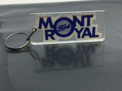 Vintage Promotional Keyring MONT ROYAL FORD Keychain MONTREAL Ancien Porte-Clés