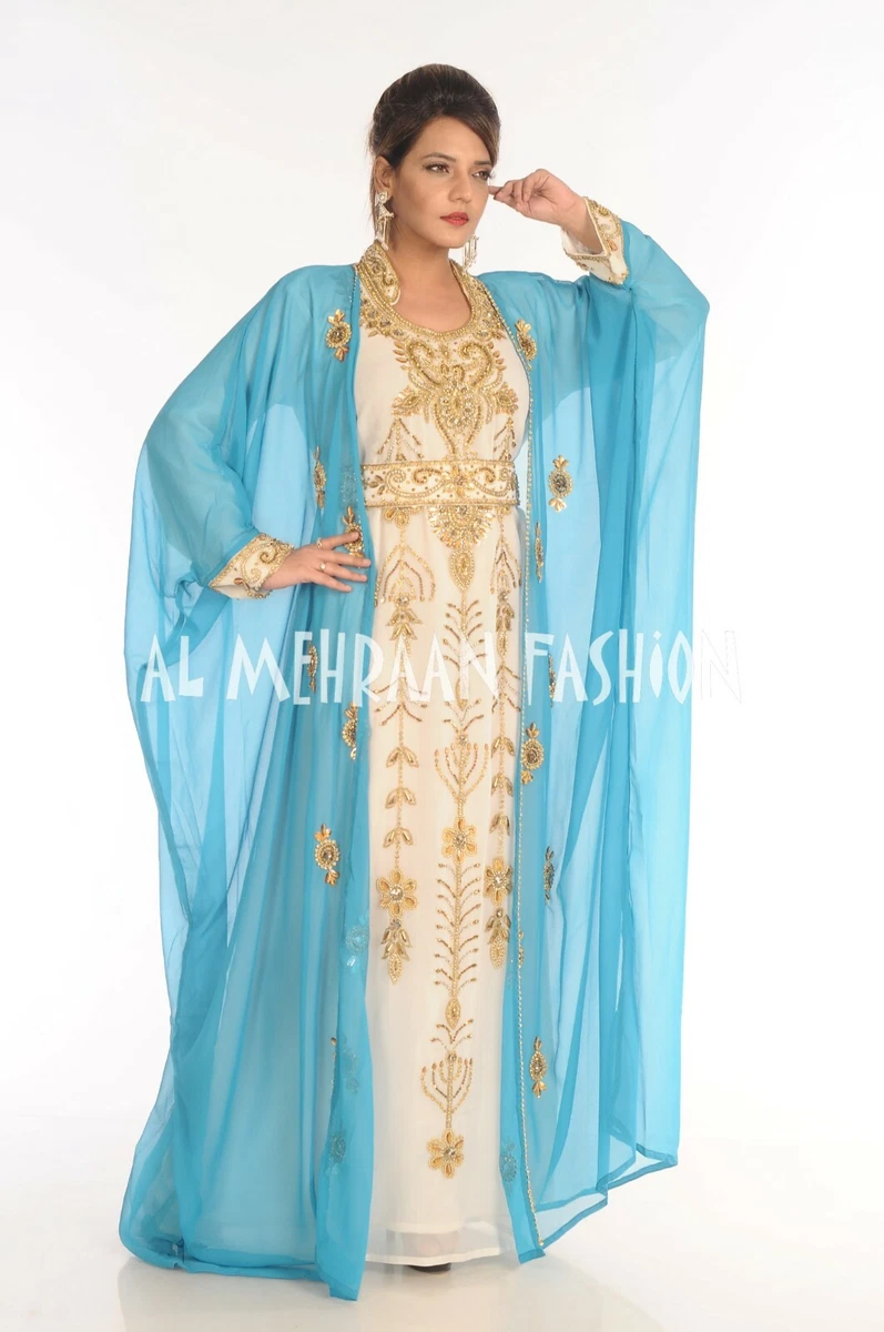 Boda Real Vestido Mano Trabajo Caft n Ropa de Fiesta Takchita Para