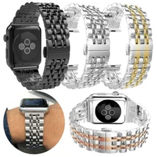 Stainless Steel Metal Band Replacement Wrist Belt for Apple Watch Series 7 6 5 4