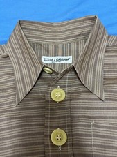 Vintage 90'S Dolce & Gabbana Multicolor Cotton Patchwork Long Sleeve Shirt