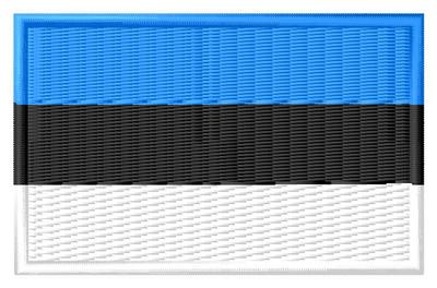  Flagge Estland Flag Estonia iron-on Aufnäher patch