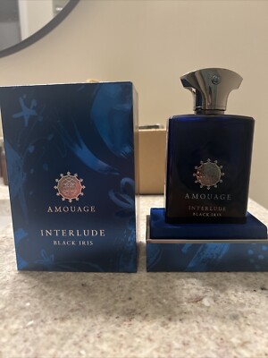 Amouage Interlude Black Iris by Amouage 3.4 Oz Eau De Parfum Spray Box for Men
