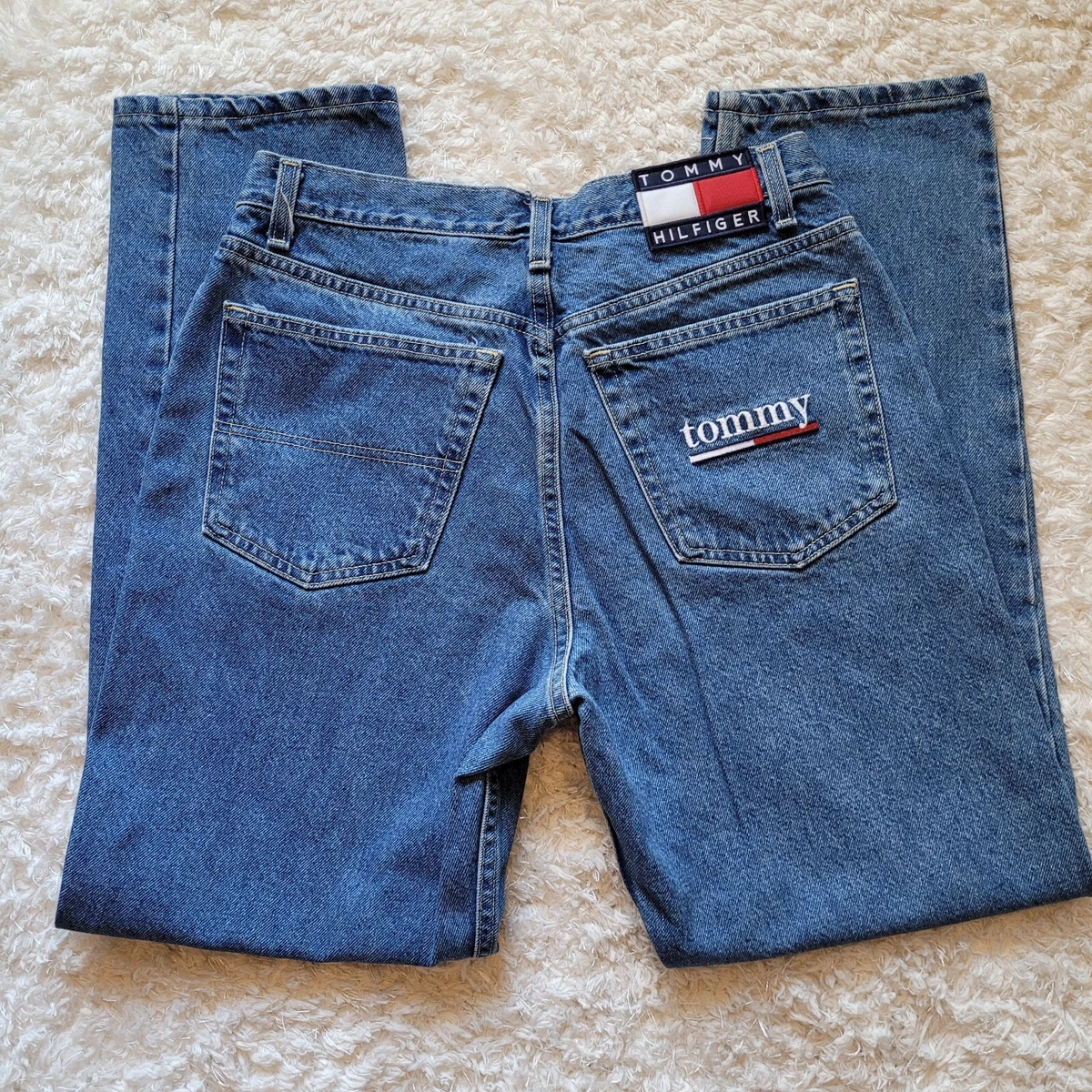 Tommy Hilfiger VTG 1998 Classic Jeans Wmn's Size 13 / 30 Inseam Made In USA