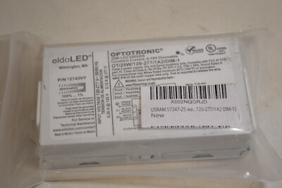 Optotronic 25W LED Driver eldoLED OTi25W/120-277/1A2/DIM-1