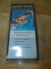 Dry Buds 100 WATERPROOF Headphones Model DB-12 NEW 