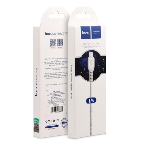 Hoco USB Kabel X20 - 1m Lightning Ladekabel Datenkabel Für Apple iPhone - Afbeelding 7 van 7