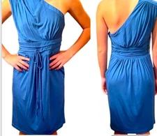 ANTHROPOLOGIE PLENTY BY TRACY REECE ONE SLEEVE TEE SHIRT DRESS SIZE S