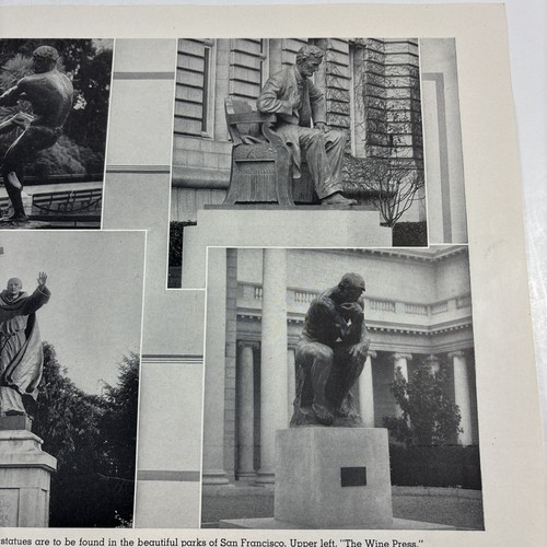 1936 The Lodge Golden State Park California and San Francisco Monuments papel - Imagen 8 de 12