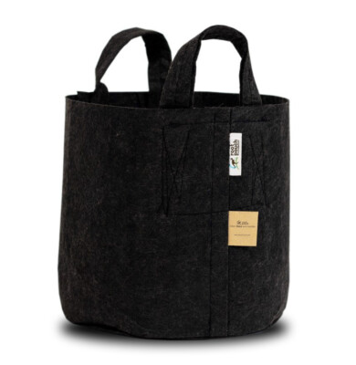 Growbag Root Pouch Stofftopf 22L Pflanzenbeutel mit Griff 29x36cm Schwarz