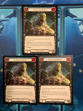 3 Card Blue Playset Awakening Bellow Welcome to Rathe Flesh and Blood FAB TCG