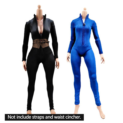 1/6 Female High Neck Sexy Jumpsuit Clothes Model For 12"PH TBL Figure Body  | eBay