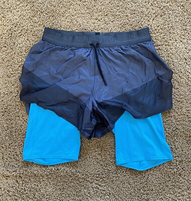 Nike Tech Pack 2-in-1 Running Shorts Men's Size Large AQ6442 060