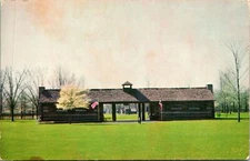 Philadelphia OH Schoenbrunn Village Museum Postcard Unused (28009)