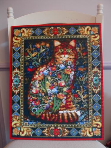 Hecho a mano Pixel Mosaico Plástico Duro Azulejos Arte Decoración del Hogar Elegante Gato Felino  - Imagen 1 de 2