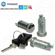 KIT 3 SERRATURE COMPLETE CON 2 CHIAVI PIAGGIO TYPHOON 50 2009-2011