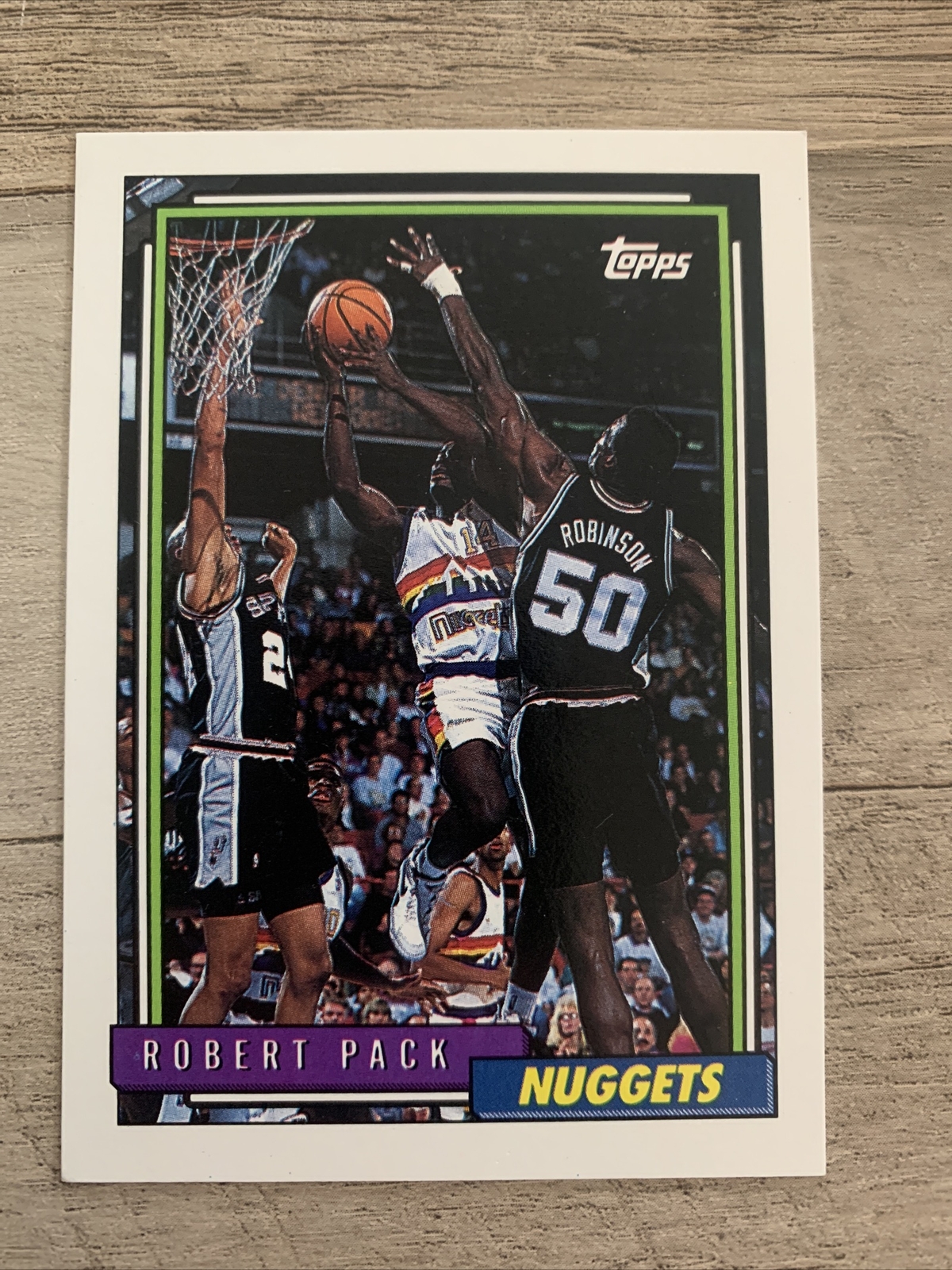 1992-93 Topps Robert Pack Denver Nuggets #366