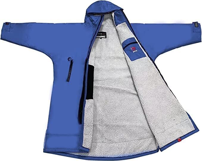Abrigo cálido Chaqueta de baño Akida cambiante de gran tamaño impermeable poncho de surf