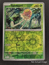 toedscool pokemon card value Toedscruel 026/198 - Scarlet & Violet - Evolution 3 Lot RarityCommon Hit Points50 HP Grass Clinging Spore Attach a Basic [G] Energy from your hand to 1 of your Benched Pokmon. Toedscool #25 Prices | Pokemon