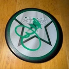 JIM NILL STARS SIGNED / AUTOGRAPHED LOGO HOCKEY PUCK JSA COA NICE!!