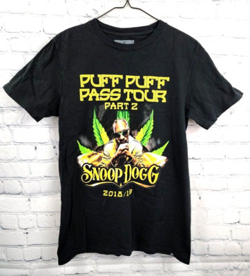 Snoop Dog Puff Puff Pass 2016 Tour T-Shirt Warren G Bone Thugs-n-Harmony Small