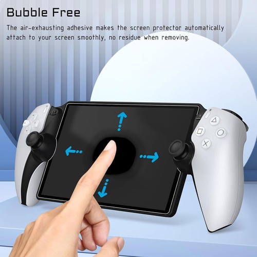 9H Hardness Tempered Glass Screen Protector for PlayStation Portal Remote Player - Picture 6 of 9