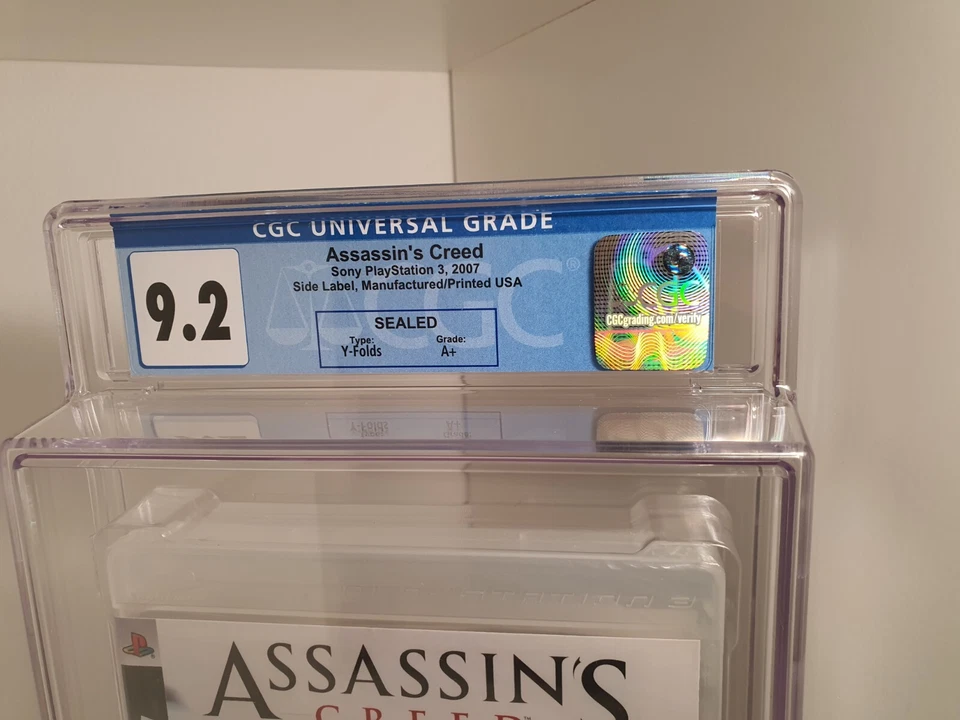 Assassin's Creed 1 PlayStation 3 NEU sealed CGC Graded 9.2 A+ (No VGA / WATA) - Bild 3 von 4