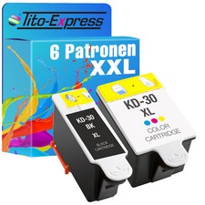 Set 6 Druckerpatronen ProSerie für Kodak 30 XL ESP C115 ESP Office 2170 Hero 3.1