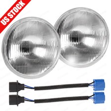 7 Round Glass Headlight Lamp Housings Hilow Beam Fits H4 Led Hid Halogen Bulbs