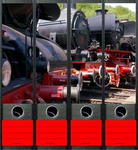 913 Eisenbahn Dampf Ordnerrücken Ordnerbeschriftung Ordner Ordneretiketten Nr