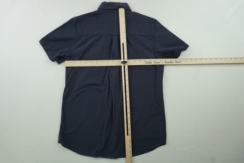Cotton On Shirt Mens Blue XS Short Sleeve Vintage Re-Mastered Button Dow - Picture 7 of 10