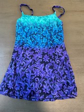 colorful COLE OF CALIFORNIA one piece swimsuit size 12