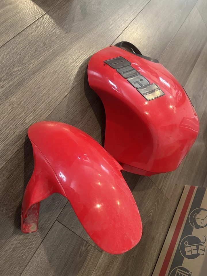 08 Buell Ulysses Red XB12XT Fuel Tank (Air Box Cover) - Image 2 of 4