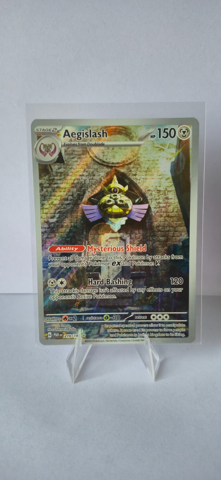 Aegislash 210/182 Sv04: Paradox Rift Holo NM