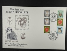 Isle Of Man FDC 1980 New Issue of Stamp Booklets First Day Cover