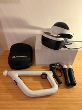 Sony PlayStation VR (PSVR) Bundle + Move Controllers, Aim Controller & Case