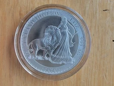 2020 St. Helena 1 oz Silver Una and the Lion Coin BU .999 Fine 5k Mintage 