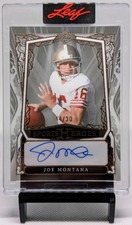 2025 Leaf * JOE MONTANA - Sports Heroes - Auto  /30