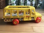 Vintage Fisher Price schoolbus Little People lot