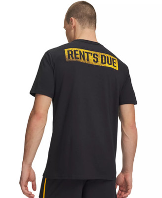 NEW Under Armour Men's Project Rock Rents Due Graphic Print T-Shirt MEDIUM