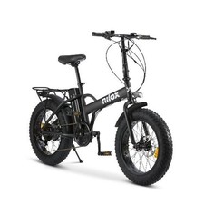 Nilox bici elettrica X5 Pro Nera Gomme FAT da 20" Cambio SHIMANO Motore 36 V 250