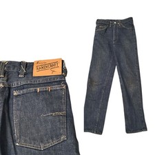1960s Ranchcraft Jeans by JCPenney Slim Boys Waist 24 Straight Leg Zip Fly -