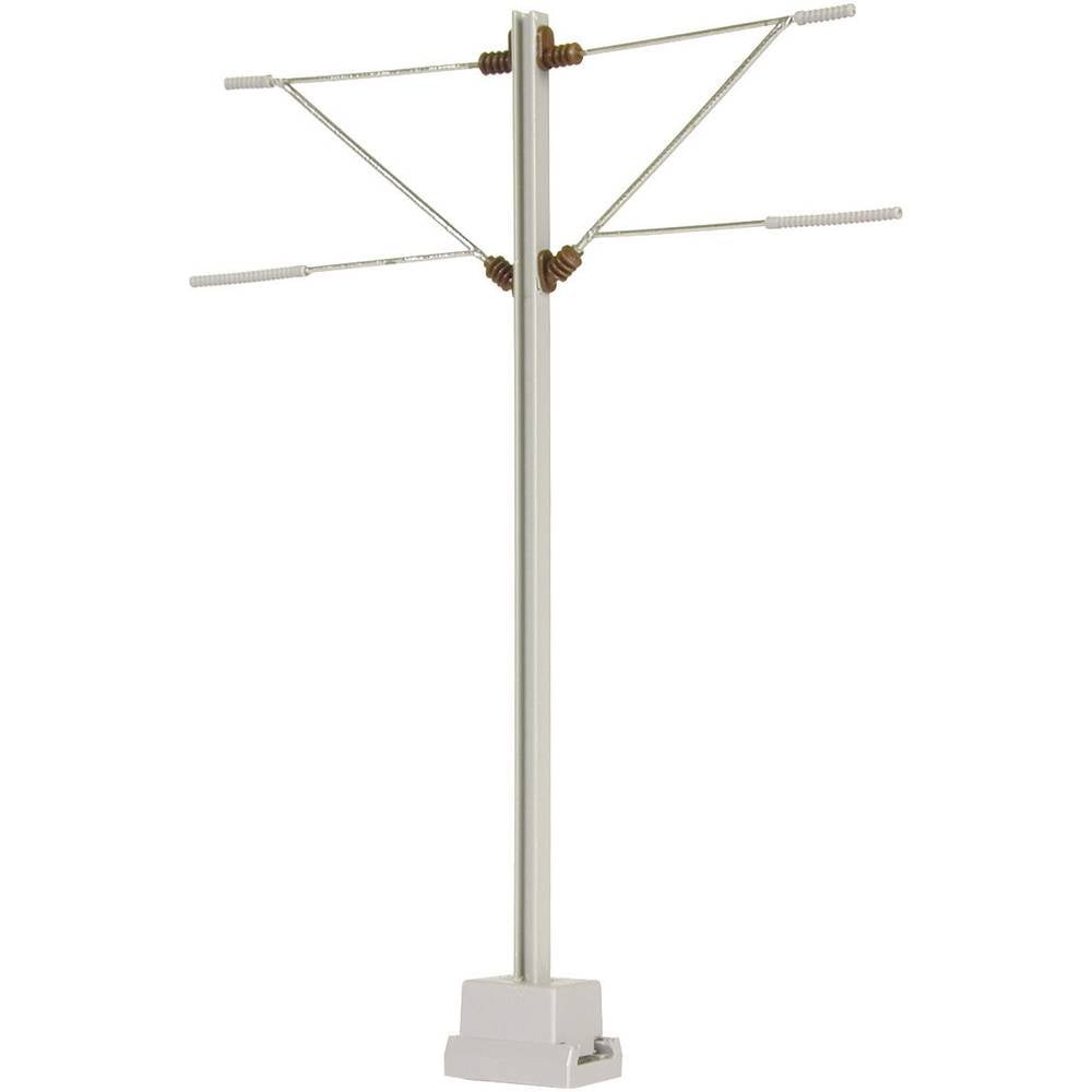 Mât entre voies H0 Viessmann 4124 universel en métal pour modélisme ferroviaire