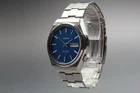 SEIKO 5 Actus Silver Wave 6306-8010 Blue AT Men's JDM Watch Vintage 1976 Exc+5
