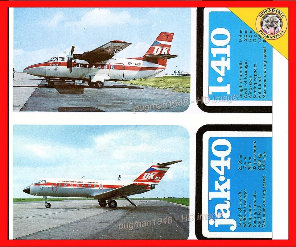 CZECHOSLOVAKIAN AIRLINES c1975 AIRLINE FLEET BROCHURE...Plus CSA luggage label - Image 4 of 4