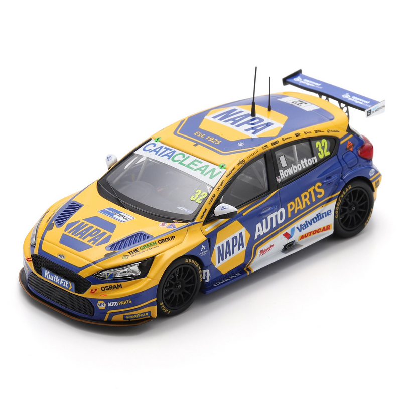 1:43 Spark UK029 Dan Rowbottom Ford Focus #32 BTCC Croft Race 2 Winner 2025